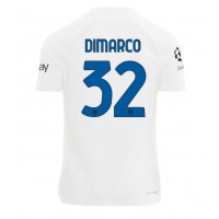 Inter Milan Federico Dimarco #32 Vonkajší futbalový dres 2023-24 Krátky Rukáv